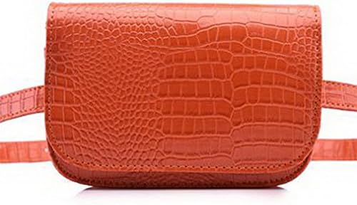 Women Waist Packs Classic Fashion Leather Waist Packs Orange