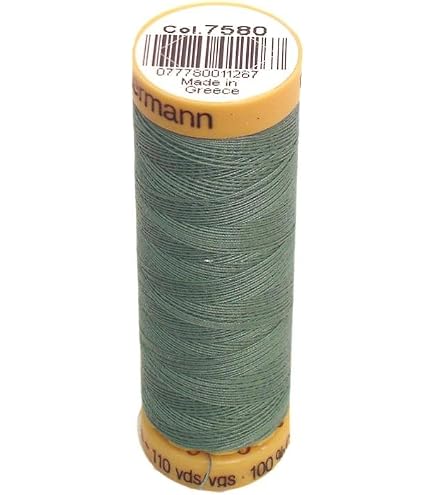 Gutermann Nähgarn – 110 Yards, Moosgrün, Polyester, Für Hand- & Maschinennähen