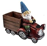 Gnome Planter with Solar Spot Light