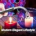 Upgraded Flameless Candle Lighter, USB Rechargeable Plasma Arc Lighter with LED Battery Display, Long Flexible 360° Rotating Neck for Candle Camping BBQ Gas Stove