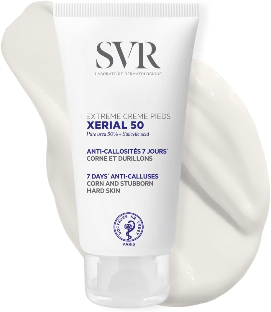 SVR XERIAL 50 Extreme Foot Cream 50% Urea for Cracked Heels 50ml