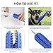 I-pure items Dog Toothbrush Chew Toys - Pet Toothbrush Puppy Dog Teeth Cleaning Stick - Medium Size Natural Rubber Dental Toothbrush Toys for Dog (Medium(20-40LB))