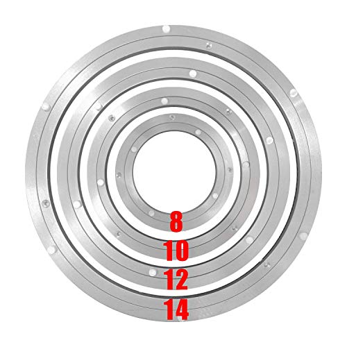 HLMOptimo Lazy Susan Bearing 12 inch Aluminum Turntable Ball Bearing