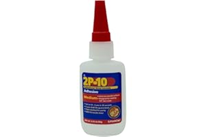 FastCap 2P-10 Professional Medium Wood Adhesive Glue - Ideal for Wood Works - All Purpose Application - 4000 PSI Tensile & Sheer - 2 oz. - 80069