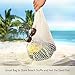 2Pcs Reusable Grocery Bags - HoRiMe Reusable Shopping Bags Organic Cotton String Mesh Grocery Shopping Produce Net Bag Organizer with Long Handles for Fruit Vegetable Storage Beach Eco Friendly