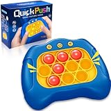 Push Bubble Fidget Électronique – Jeu Pop It Avec Musique Et Lumières, Console De Décompression Pour Enfants Et Adultes (Bleu)