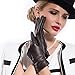 MATSU Simple Sytle Women Winter Warm Lambskin Leather Gloves 7 Colors M9022