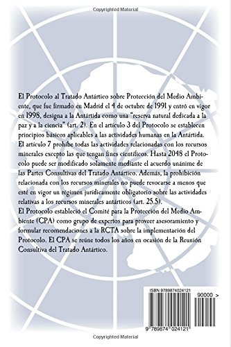 25 Anos Del Protocolo Al Tratado Antartico Sobre Proteccion Del Medio Ambiente Spanish Edition Comite Para La Proteccion Del Medio Ambiente 9789874024121 Amazon Com Books