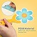 Pack of 10,Non Slip Bathtub Stickers,Adhesive Decals With Bright Colors,Ideal Large Appliques For Your family's Safety,Suit for Bath Tub,Stairs,Shower Room & Other Slippery Surfaces.(Bright Flowers)