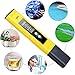 Digital PH Meter, PH Meter 0.01 Resolution Pocket Size Water Quality Tester with ATC 0-14 pH Measurement Range for Household Drinking Water, Aquarium, Swimming Pools, Hydroponics
