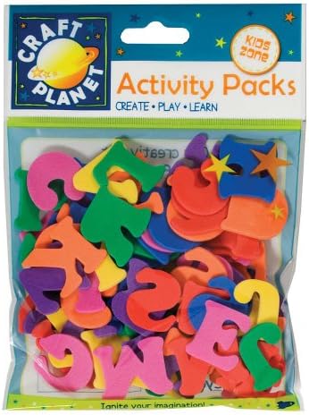 Craft Planet Crafty Foam Assorted Letters 25Mm Pk 3 Sets