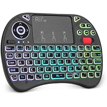 Amazon.com: Mini Keyboard,Rii X8 Portable 2.4GHz Mini Wireless Keyboard