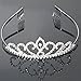 USA Seller Flower Style Tiara Crown Headband Comb Pin Charming Rhinestone Wedding Bridal Bride Party Birthday Tiaras