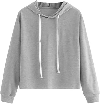 sudadera gris chica
