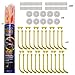 Fun Central (BC679) Glow Sticks Large Party Pack for 20 People - Includes: 200 Pcs Assorted Color 8 Inch Premium Glowsticks with Connectors, Glow In The Dark Sticks, Glow Sticks Bulk - Assorted