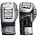 Ringside Apex Bag Gloves, IMF-Tech Synthetic Boxing Gloves with Secure Wrist Support, Ideal for Men and Women, Silver and Black, S/M