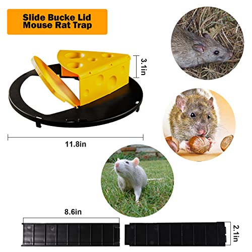 Mouse Trap Bucket，Bucket Mouse Traps，Rat Trap Bucket/Reusable Smart Rat