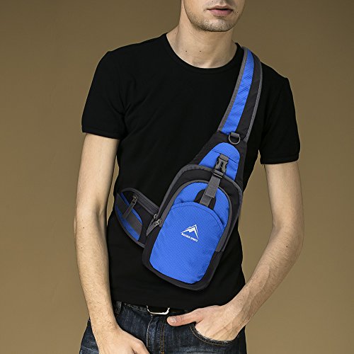 Sling Backpack, MALEDEN Water Resistant Outdoor Shoulder Chest Pack