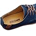 DADAWEN Men's Classic Suede Leather Oxford Dress Shoes Business Casual Shoes Blue US Size 10.5
