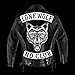 VEGASBEE Lone Wolf Patch Reflective Embroidered Iron-On Patch Jacket Vest TOP Rocker Large Size 12