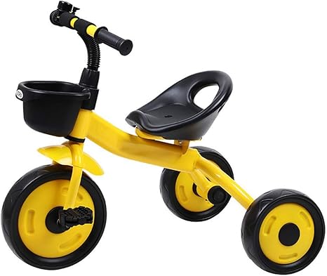 Hejok Trike Niños 3 Ruedas, Bebé Niños Niños Triciclo Paseo En 3 Ruedas Seguro 3 Ruedas Niños Niños Triciclo Verde, Yellow: Amazon.es: Deportes y aire libre
