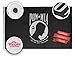 WINBEE Embroidered POW MIA Flag 3x5 Ft - Premium Embroidered, Heavy Duty Nylon, Double Sewn Stripes, Brass Grommets, UV Protected and Waterproof. Best American You are Not Forgotten Prisoner War Flag and US Military Black Flags
