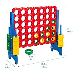 ECR4Kids Jumbo 4-To-Score, Giant Game, Assorted