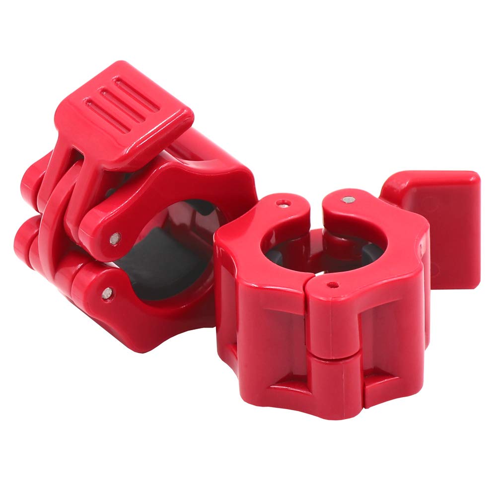 IADU Standard Bar Collars Quick Release Barbell Clamps 1 Inch Safety