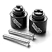 Krator Black Bar Ends CBR Engraved Hand Grip Handlebar For Honda CBR 600 F1/F2/F3/F4/F4i 1987-2006
