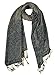 Peach Couture Soft Vintage Persian Paisley Printed Solid Pashmina Shawl Scarf (Hunter Green)