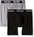 Calvin Klein Men's 2 Pack Body Modal Boxer Brief, Black Solid/Black White Stripe, Large