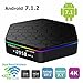 Android 7.1 TV Box,T95Z Plus Android Box 2GB+16GB Dual WIFI 2.4GHz/5GHz 1000M LAN Amlogic S912 Octa-Core Supporting 4K (60Hz) Full HD