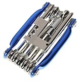 Agile-Shop Portable Bicycle Repair Multitool Kit with Chain Breaker/ Hex Keys/Flat Head/Philips Screwdriver/Torx T-25 All in One Multifunction Bike Tools