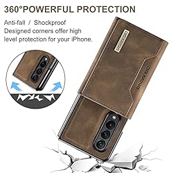 Wallet Case for Samsung Galaxy Z Fold3, DG.MING