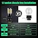 Marsauto 3157 3156 4057 Led Reverse Backup Bulb Extremely Bright, 52 SMD 3030 2835 Chipsets Back up Stop Tail Light Lamp Bulbs Replacement