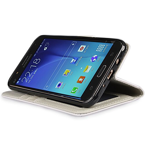image for J7 Case, UrSpeedtekLive Galaxy J7 Wallet Case, Premium PU Leather Flip