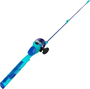 Zebco Kids Reel & Fishing Rod Combo, 29"Rod w/ 6lb line,blue