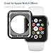Anjoo [5-Pack] Case compatible with Apple Watch 38mm, Slim TPU All-around Protective Clear Cover Case Peplacement for iWatch 38mm Series 2 / Series 3 - Rose Gold, Gold, Silver, Transparent, Black