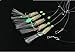 Luminous Sabiki Fishing Rigs Glow Soft Fish/Shrimp Sabiki lure Saltwater/Freshwater Fishing Bait (Simulation Fish Rigs)