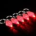 Generic 10 Pack 1400MCD Mini LED Flashlight Torch Light Lamp Keychain Red Light