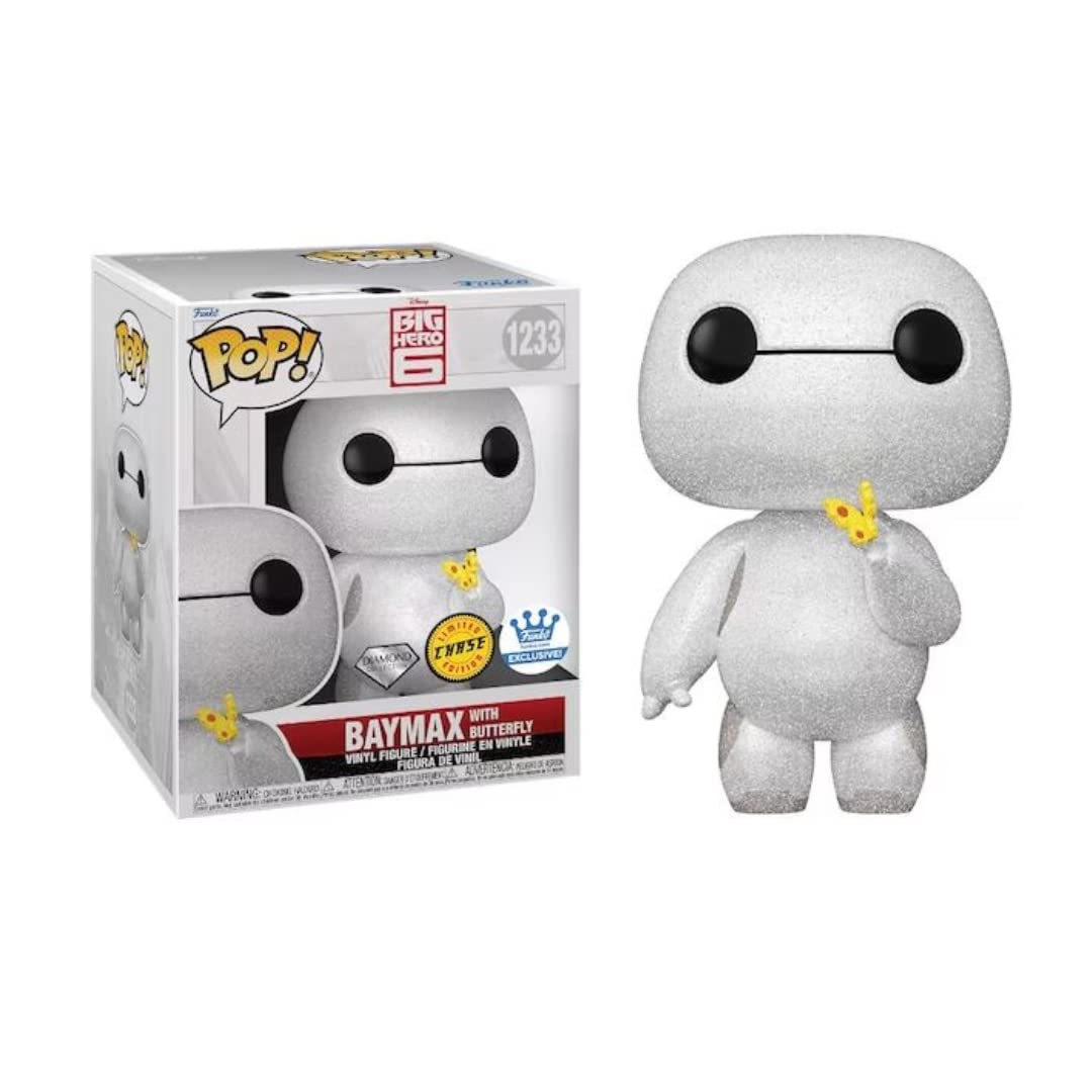Funko POP! Big Hero 6 - Baymax with Butterfly 6 Diamond Collection Chase Super Sized Exclusive