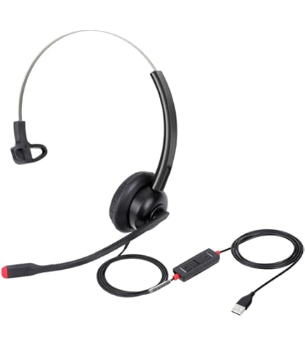 INNOTALK Phone Headset Compatible With Avaya 1408 1416 2410 2420 4424 4606 4610 4612