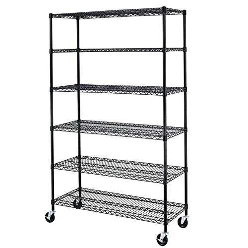 Formosa Covers Storage Shelving Unit Cover, fits Racks 48" Wx18 Dx72 H