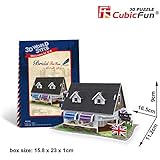 Cubicfun Cubic Fun 3d Puzzle Model 45pcs British Flavor Bridal Tea House