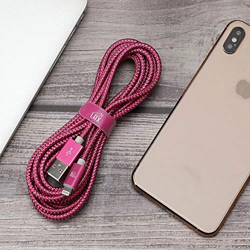 iPhone Charger Lightning Cable - [MFi Certified] Durable Braided Apple Lightning USB Cord for Latest iOS Including iPhone X/8/8Plus/ 7/7Plus/IPad Pro - Thumbnail 6