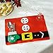 Christmas Placemats, Holiday Table Mats Washable Placemats with Cutlery Holder Heat-Resistant Anti-Skid Placemats for Kitchen Table, Dining Table Christmas Decorations Placemats Set of 6