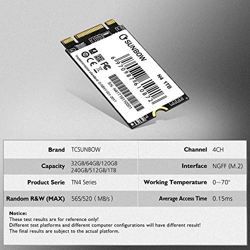 TCSUNBOW 1TB M.2 2242mm solid state drive SSD (N4 1tb) - Image 7