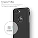 iPhone 7 Plus Case, ROCK [Royce] - Jet Black [Ultra Thin][Heavy Duty][Metal Texture Side Buttons][Dual Layered][Slim Fit][Hard PC + Soft TPU] For Apple iPhone 7 Plus (2016)