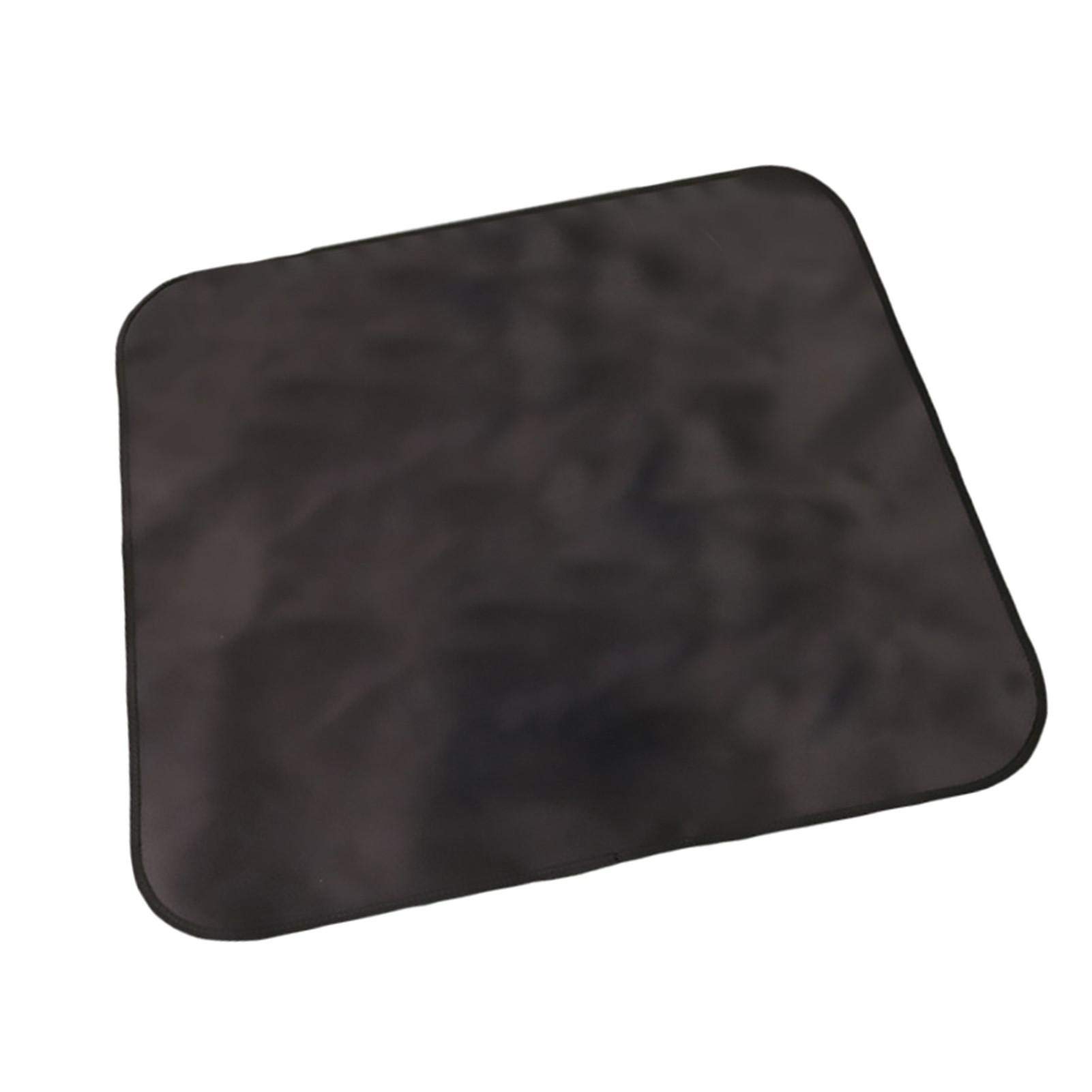 Dynamicoz Fire Resistent Fireplace Hearth Protection Mat,Fireplace Hearth Rug, Rectangular Hearth Guard Pad, Gas Grill Splatter Mat Heat Resistant Non Slip Patio Backyard Floor Patio Protective Rug