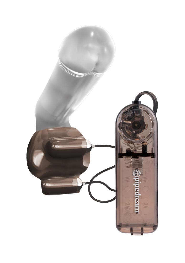 Pipedream Classix Dual Vibrating Ball Teaser (Black/Smoke)